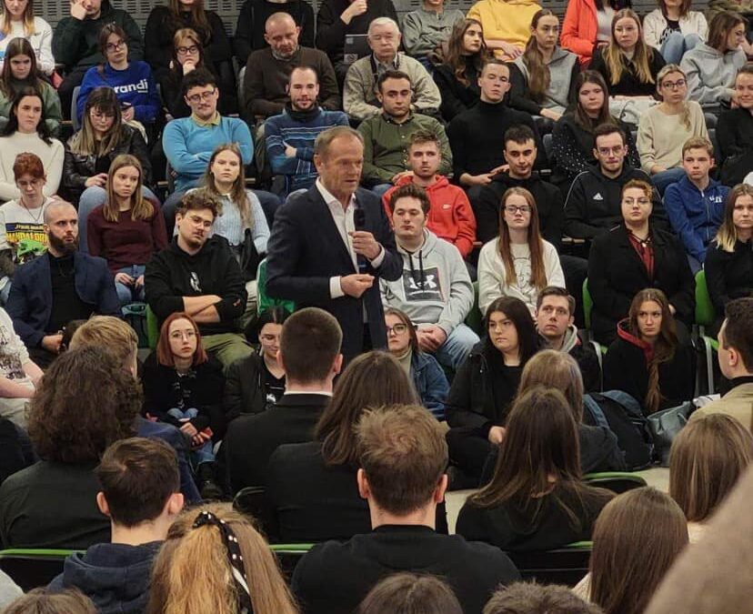 Uniwersytet Opolski odwiedził były premier, Donald Tusk!